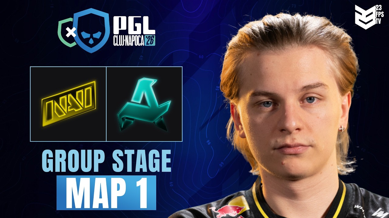 [Full match] Navi vs Aurora | PGL Cluj-Napoca 2026 | Group Stage | MAP 1