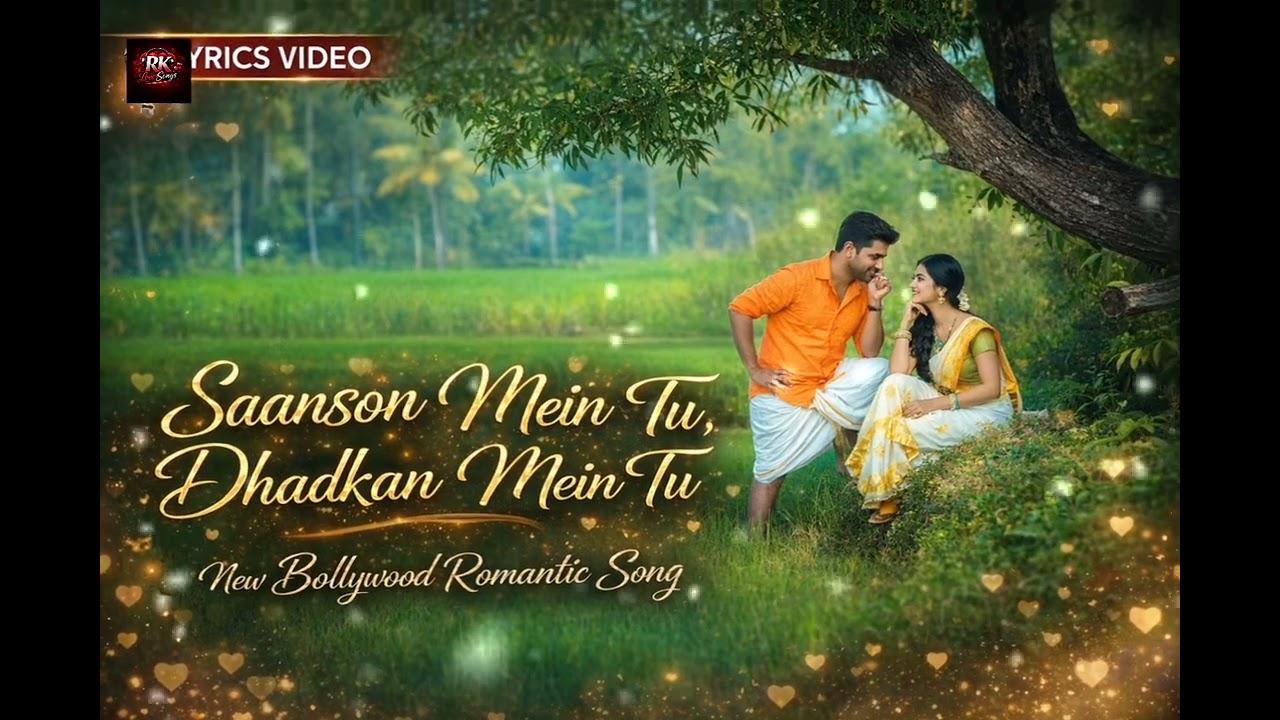 💞Saanson Mein Tu, Dhadkan Mein Tu ❤️ | 90s Bollywood ❤️Romantic Song | Lyrics Video New Love Melody💞