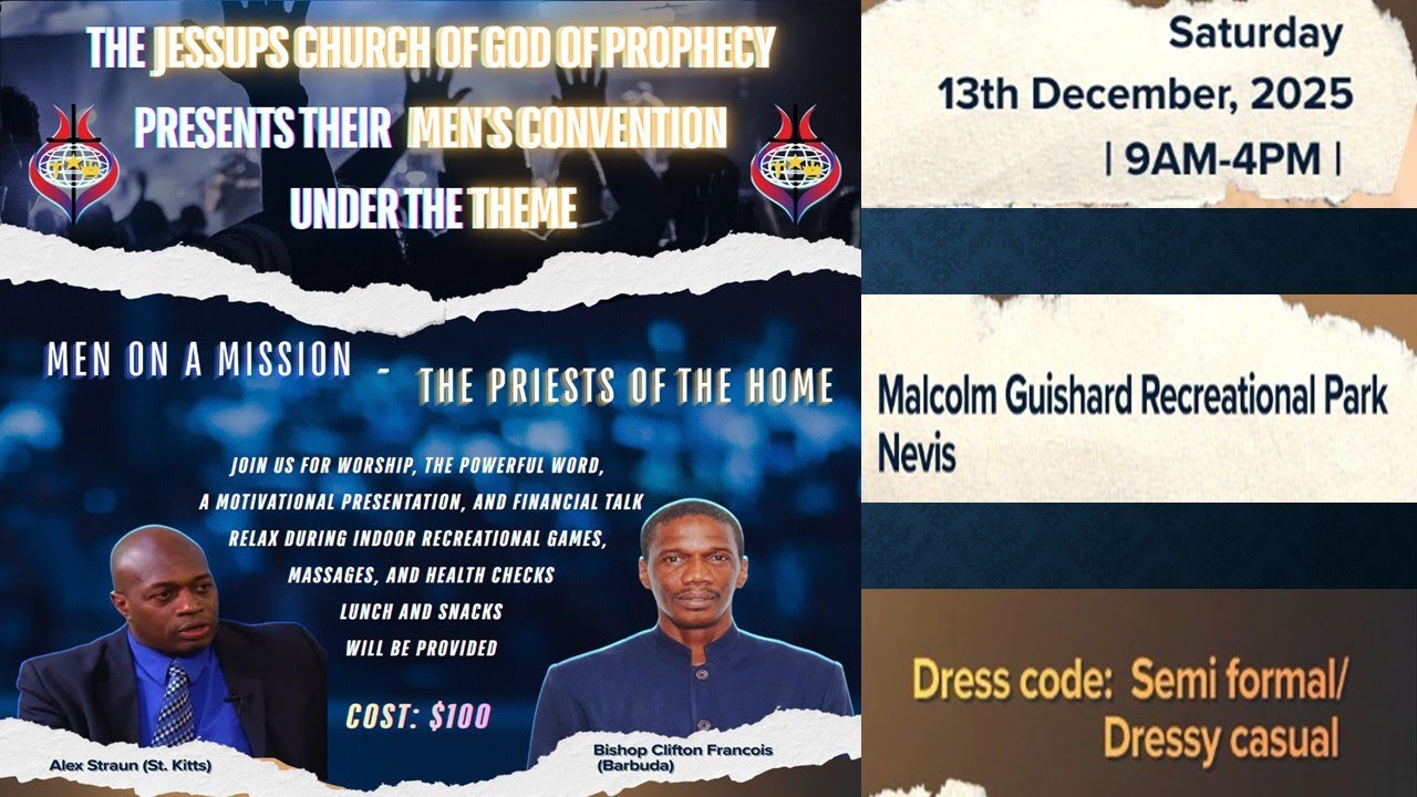 Jessups COGOP Men's Conference | 9:00am - December 13, 2025 | Conference Room - MGR Park