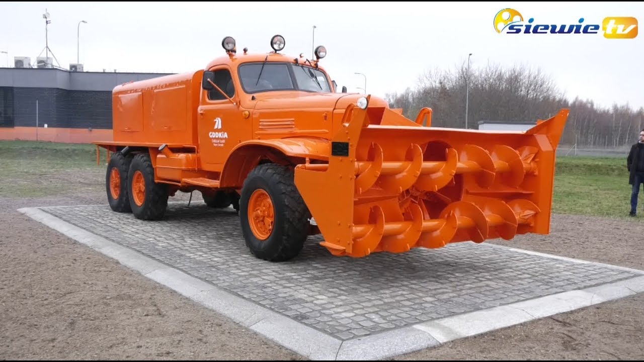 ODŚNIEŻAŁ, SŁUŻYŁ DROGOWCOM, TERAZ JEST ZABYTKIEM - siewie.tv