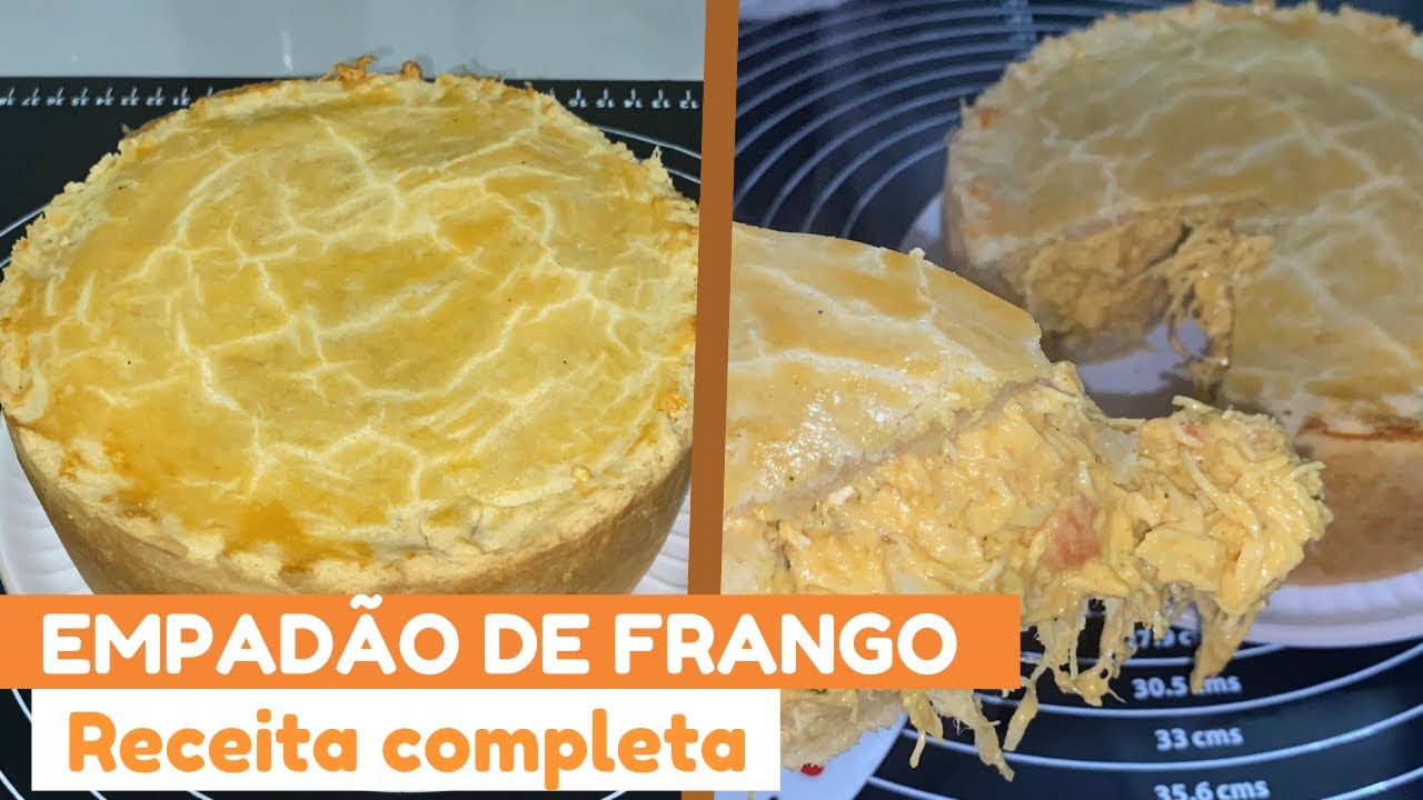 Nova Receita de Empadão de Frango/ Massa deliciosa e recheio nem se fala 😮‍💨