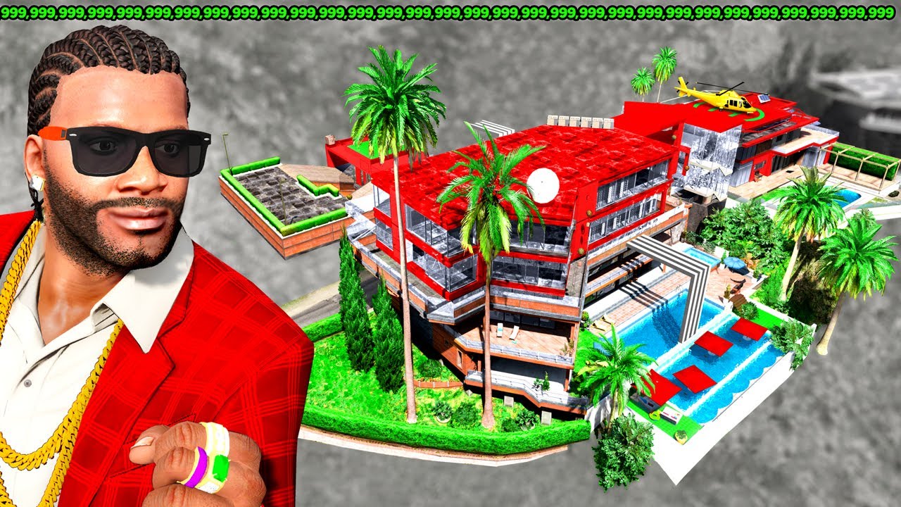 Franklin's MOST EXPENSIVE HOUSE Upgrade in GTA 5!