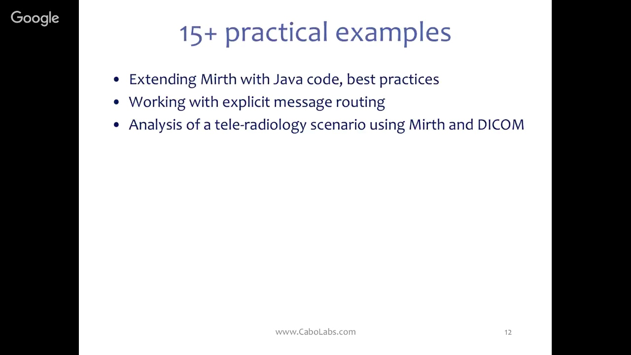 Mirth Connect Interoperability Workshop Presentation