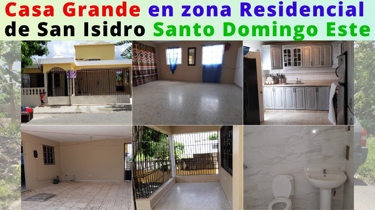 Casa Grande de Venta San Isidro Santo Domingo Este en el Residencial Los Triunfadores