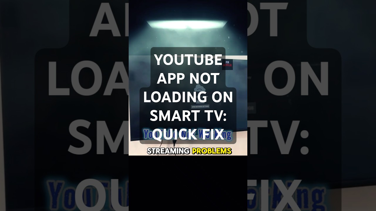 Fix YouTube Not Working on Smart TV | Quick & Easy Solution!