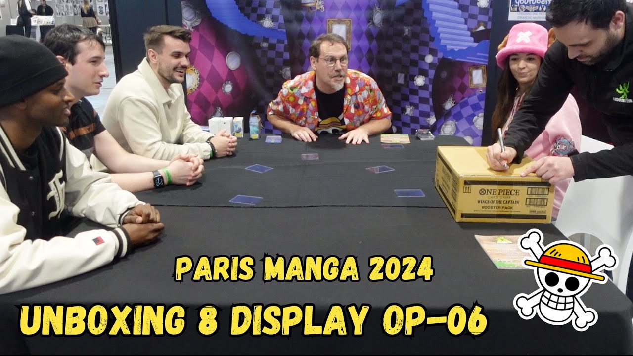 UNBOXING 8 DISPLAYS OP-06 - PARIS MANGA 2024 ! (Feat. @danaetcg @LEDOK56 @LilyetArno )