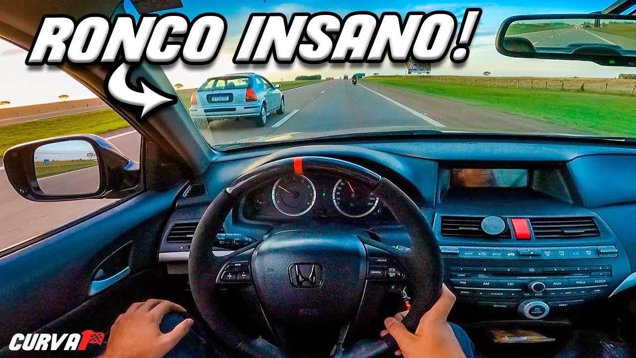 VTI ACHOU QUE IA ANDAR NA FRENTE DO ACCORD V6💥