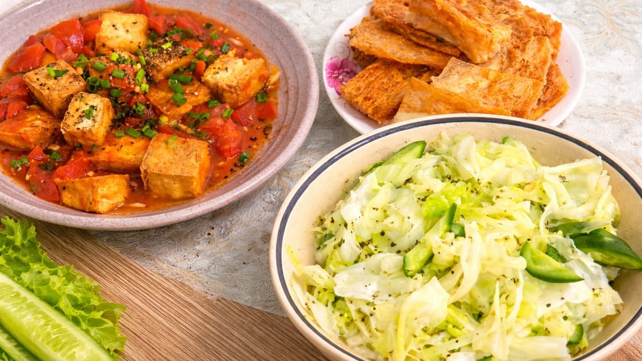 Simple Home Cooking | 3 Delicious Vegetarian Dishes for Family Meal #SlowMeals