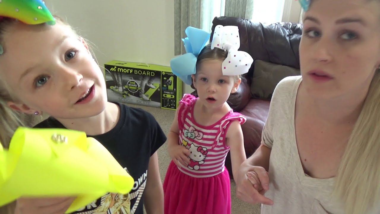 Hello Neighbor in Real Life!!! JoJo Bows Scavenger Hunt! He Hides My JoJo Siwa Bow Collection!!!