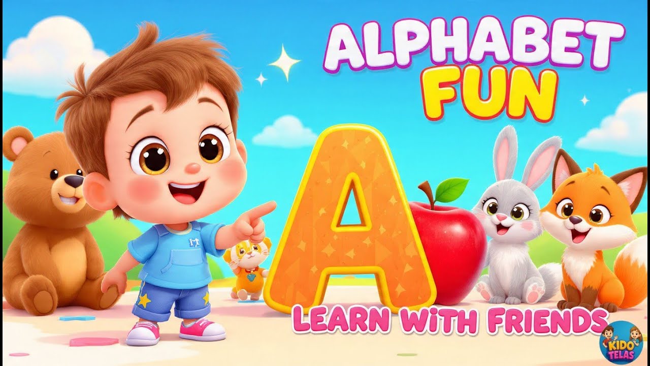 🎥 Live Action ABC Learning  A for Apple, B for Ball