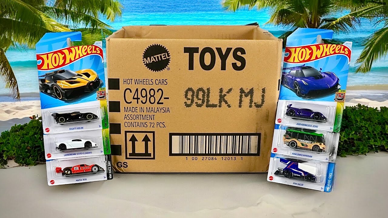 Распаковка Hot Wheels K Case 2024 &mdash; Bugatti, Koenigsegg, Lamborghini, McLaren