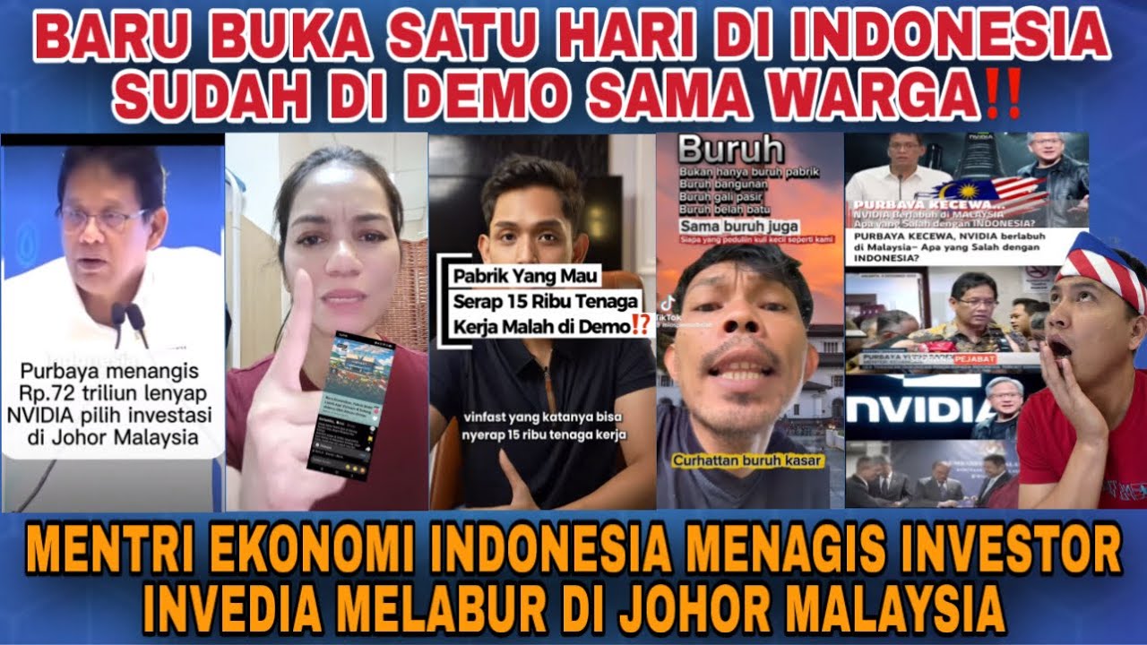 INDONESIA DI KUTUK INVESTOR‼️VINFAST BARU BUKA SEHARI SUDAH DI DEMO SAMA WARGA‼️