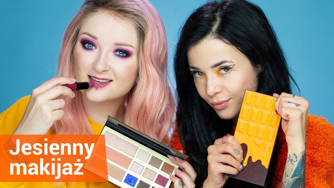 Jesienny makijaż // Makeup Revolution Maxineczka // Makeup Revolution Chocolate Orange