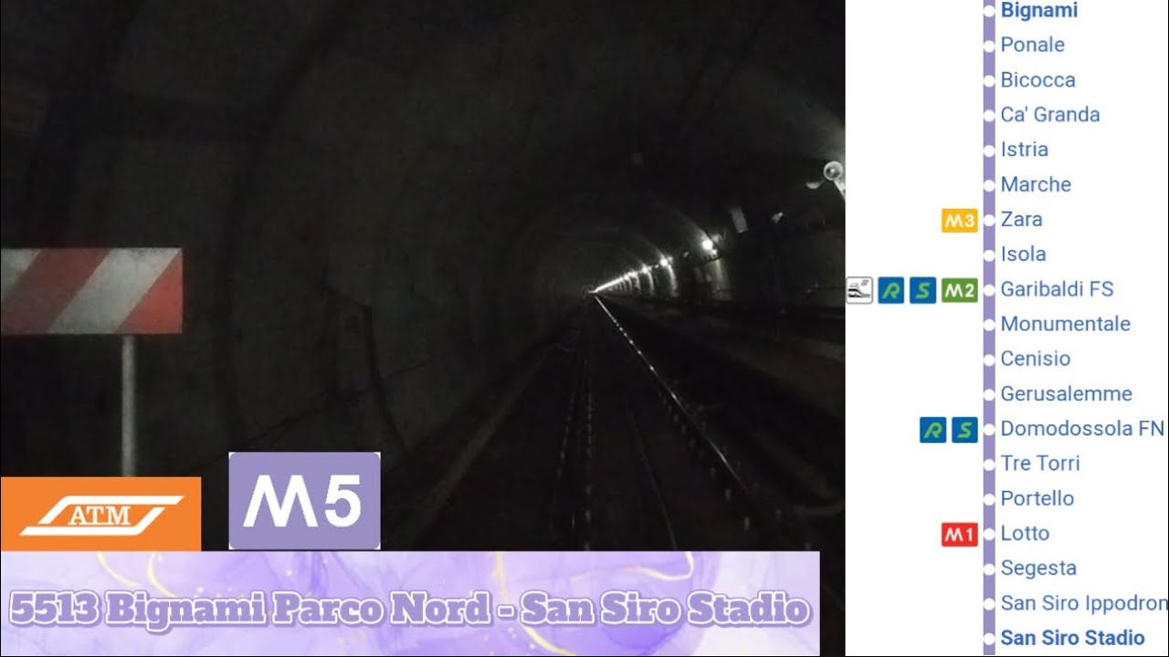 🚇5513 su TUTTA la linea 🟣 M5 fino a SAN SIRO STADIO