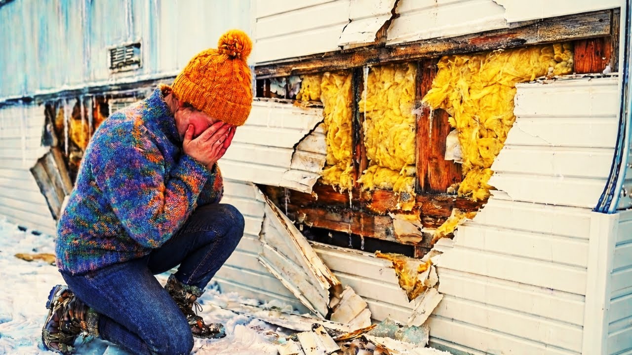 SKIRTING IS FALLING APART IN THE COLD WINTER! | Frugal Living is Hard | Frugal Living Meals | Frugal