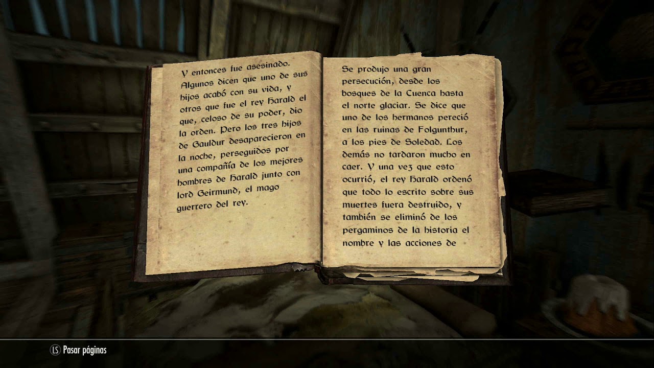 Libros de Skyrim -Leyendas Perdidas-