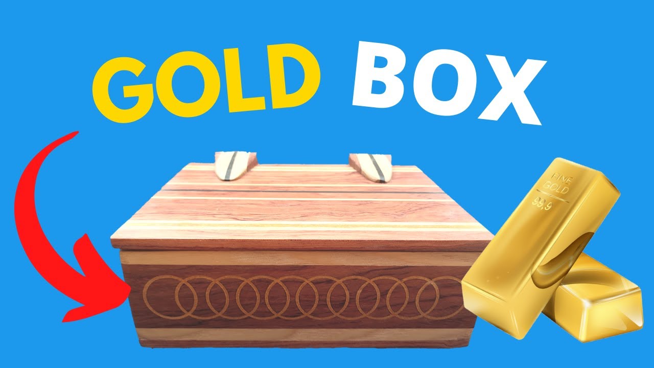 Brass & Gold Inlay Box