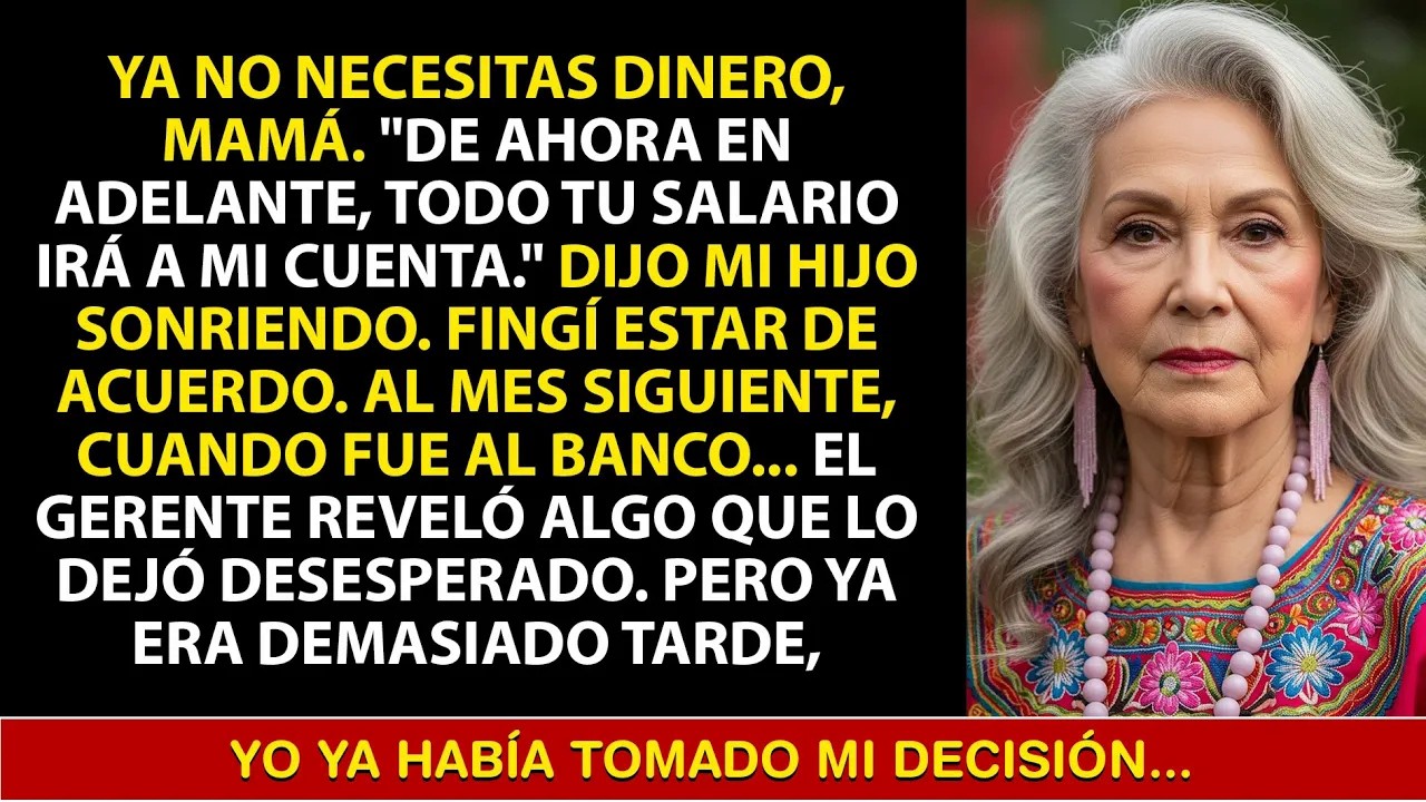 Mi Hijo Dijo Que Mi Dinero Era Suyo, Pero El Banco Le Mostró La Verdad