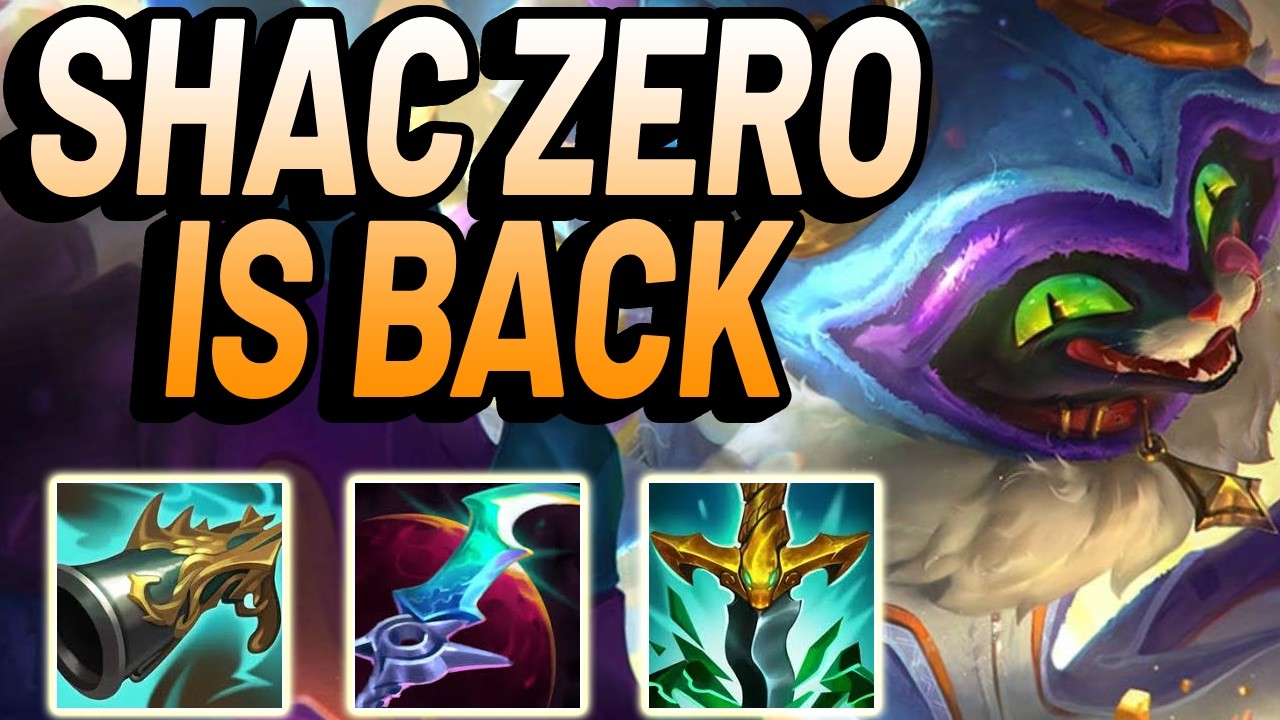 HOW TO SHACO OUTPLAY ENEMY TEAM - AD SHACO JUNGLE S16