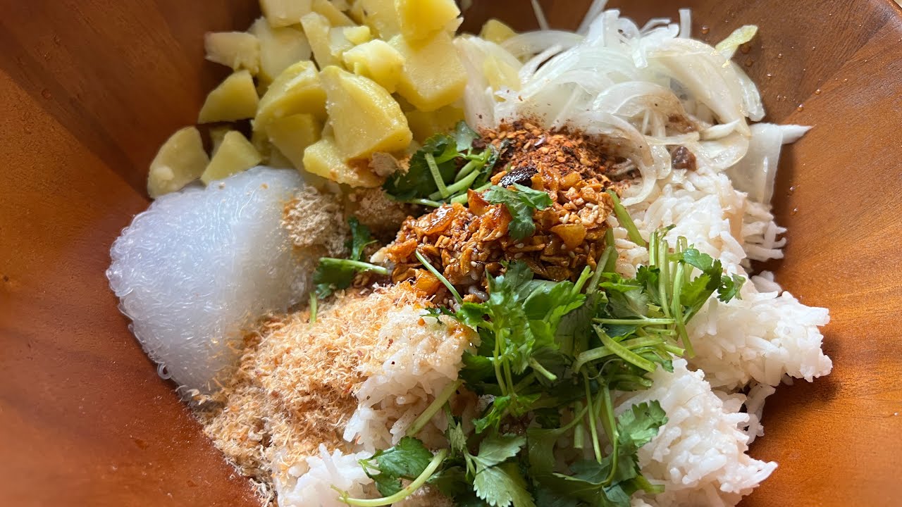 ထမင်းသုပ်လုပ်စားကြမယ် Burmese’s Rice Salad