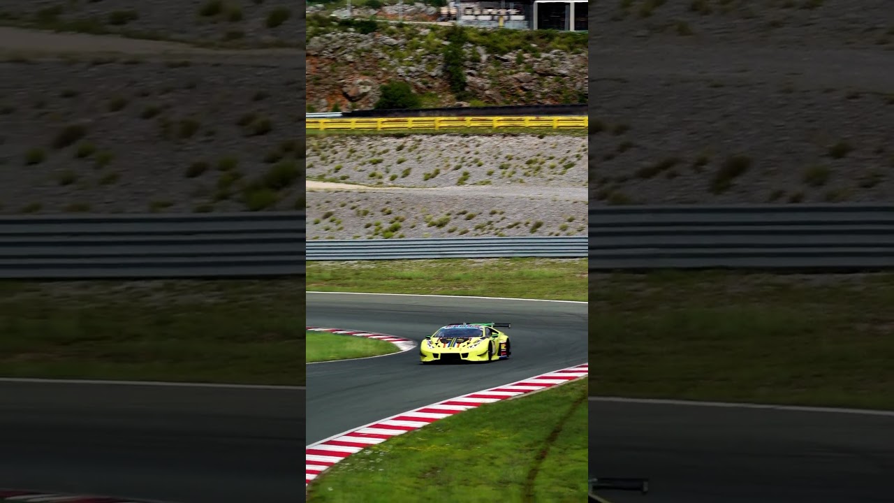 Sound of Lamborghini Huracan racing on Automotodrom Grobnik