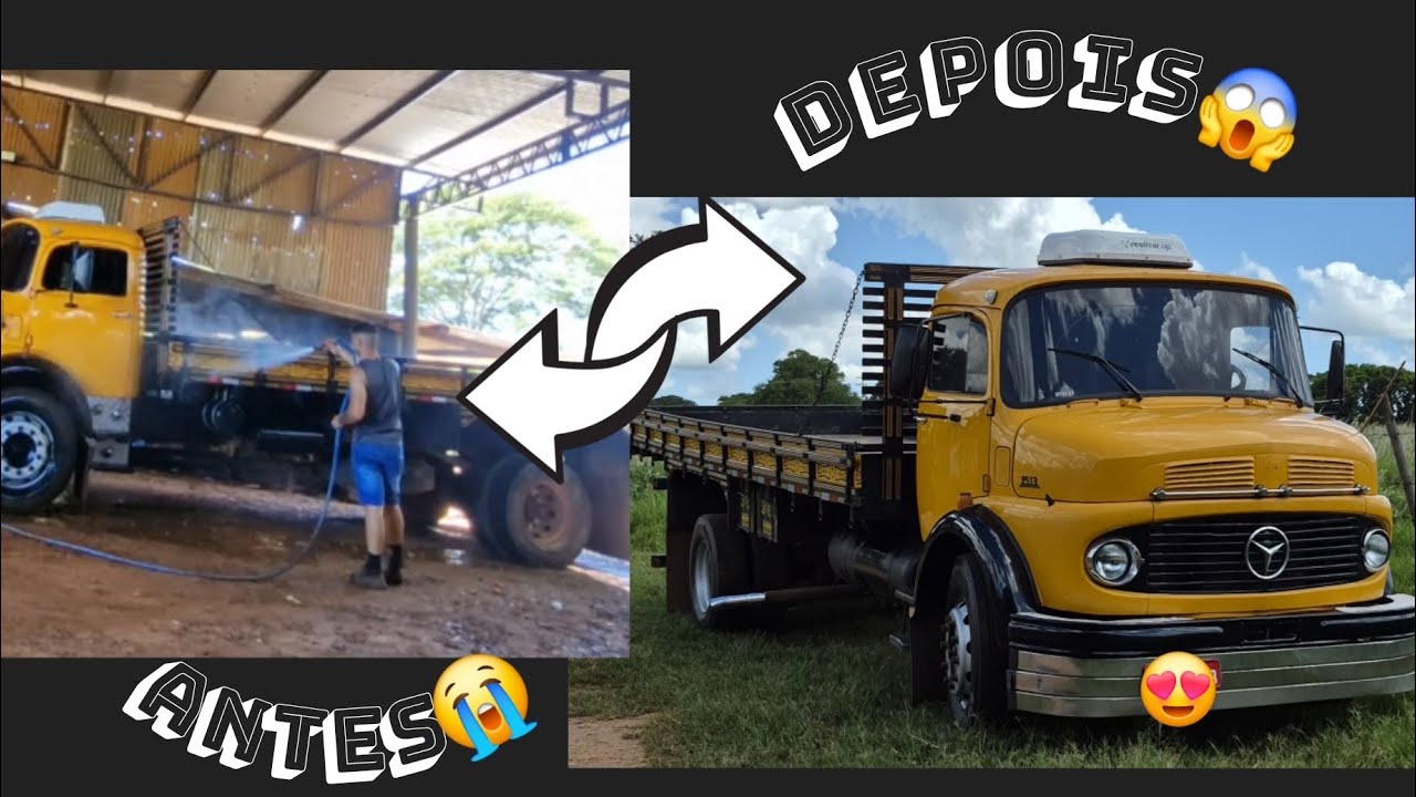 DIA DE DE LAVAR O CAMINHÃO+TAVA MUITO SUJO 😭🤦‍♂️