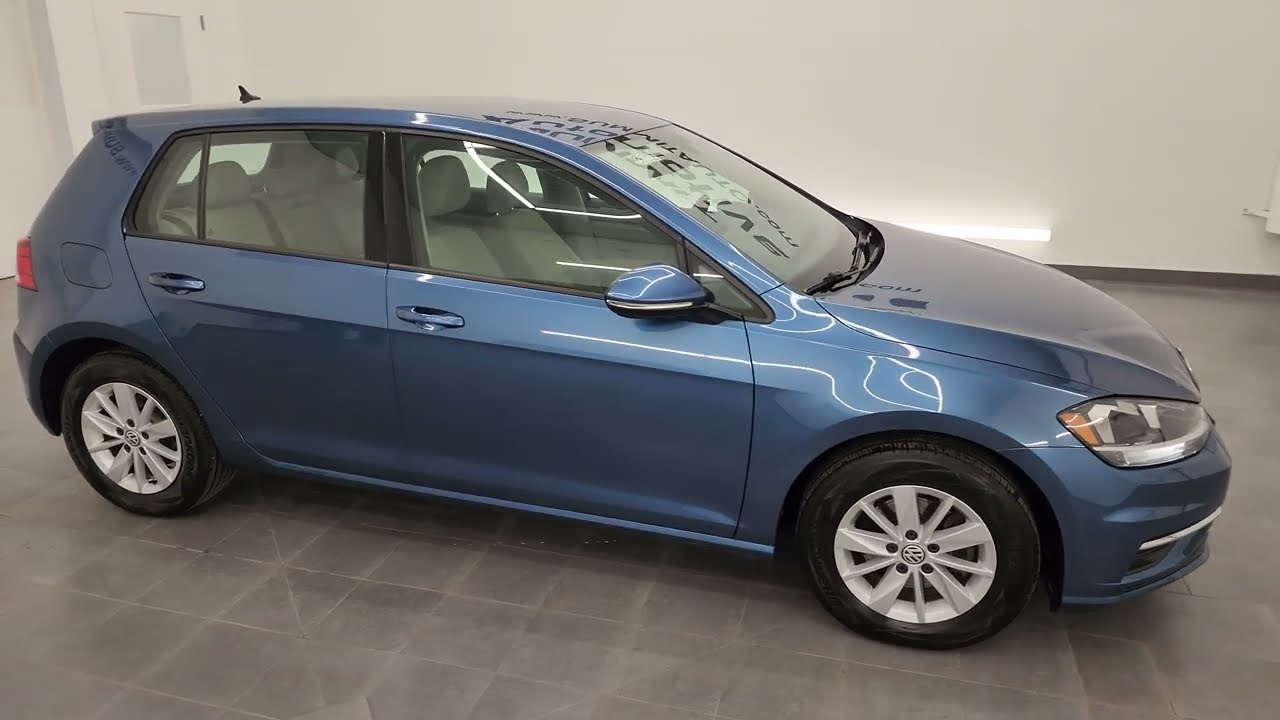 2018 VOLKSWAGEN GOLF TSI SE SILK BLUE METALLIC 4K WALKAROUND 13635Z SOLD!