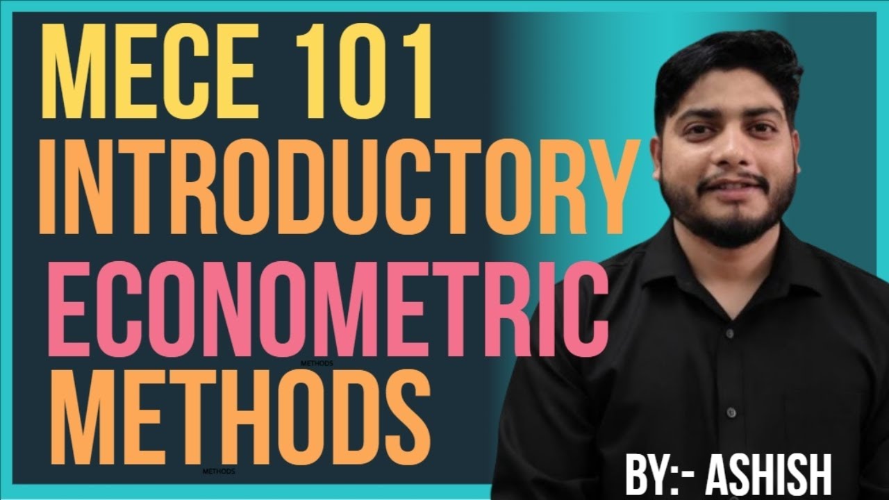 MECE-101 Last Day MARATHON 🔥 | Econometrics | 100% Exam-Oriented Topics | Important questions
