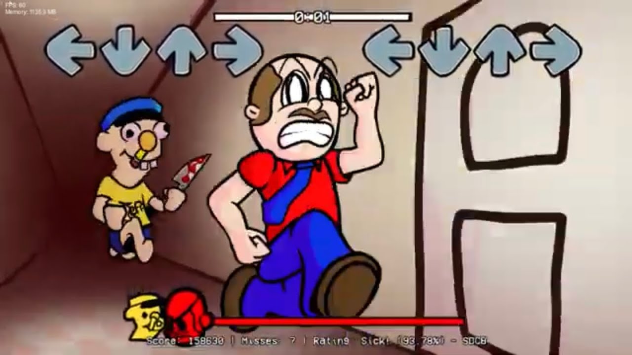 (FNF) Run (vs jeffy 2.5)Mashup