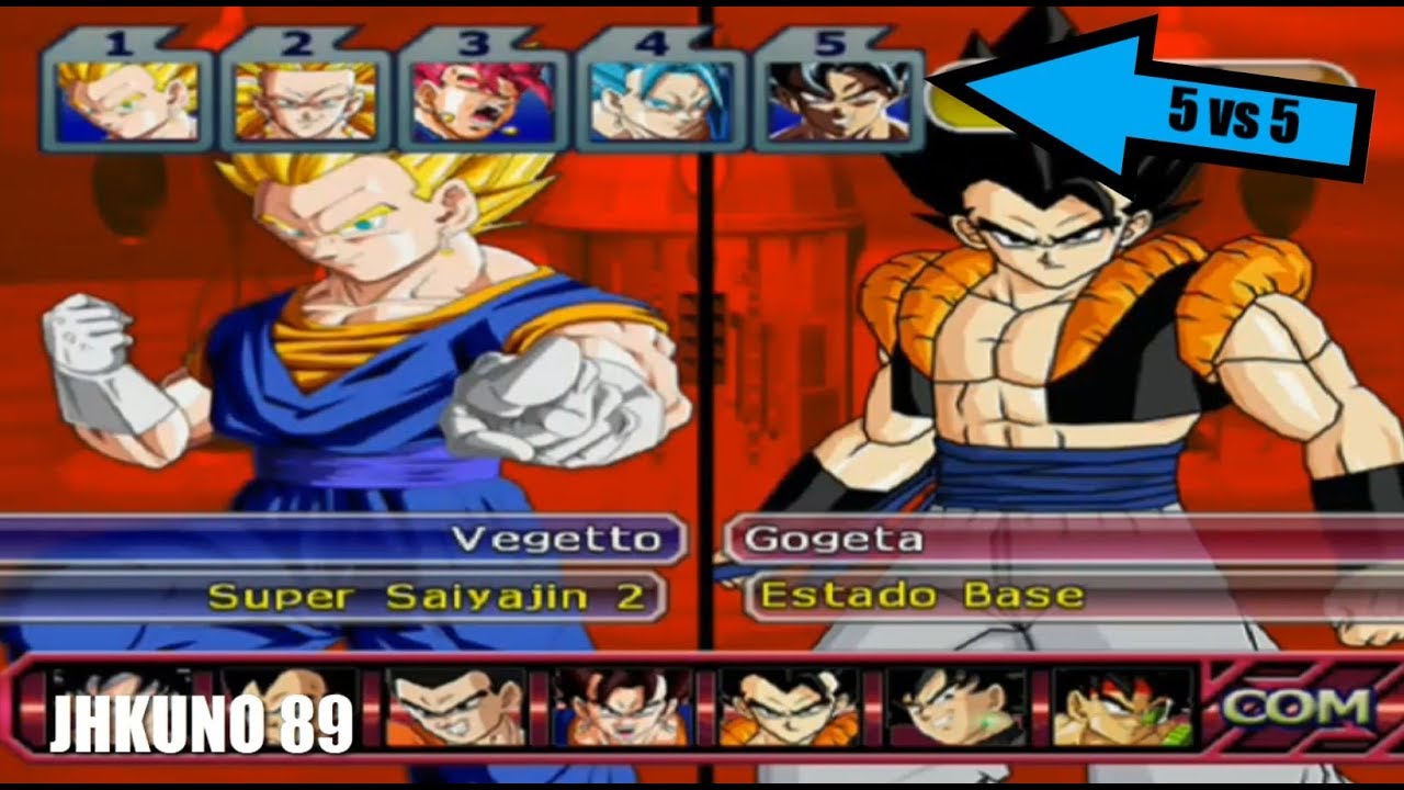 TEAM VEGETTO ALL FORMS VS TEAM GOGETA ALL FORMS | DRAGON BALL Z BUDOKAI TENKAICHI 3