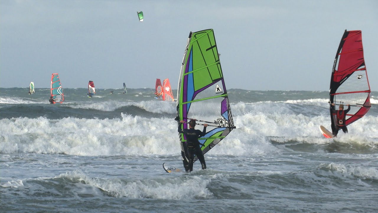 Windsurfing in Denmark - at Hanstholm.