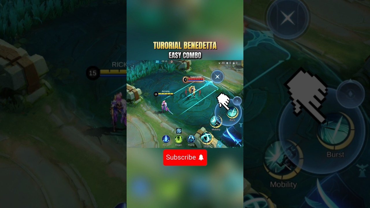 Tutorial Benedetta | Easy Combo | Mobile Legends #mobilelegends #mlbb #MLBBGoldenMonth
