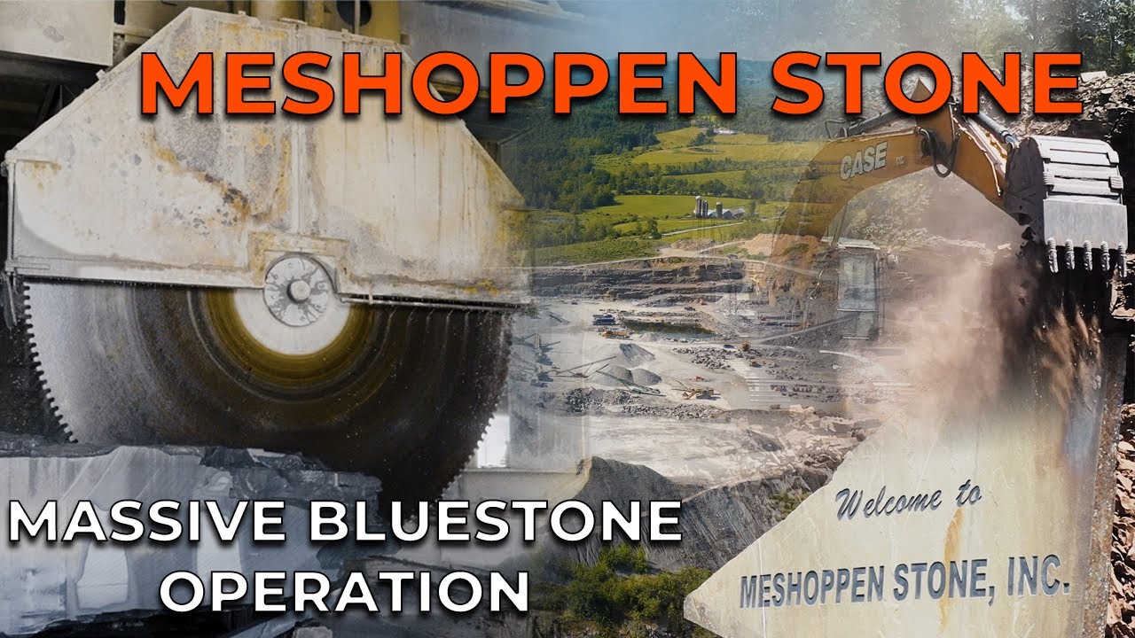 Meshoppen Stone - Massive Bluestone Operation!
