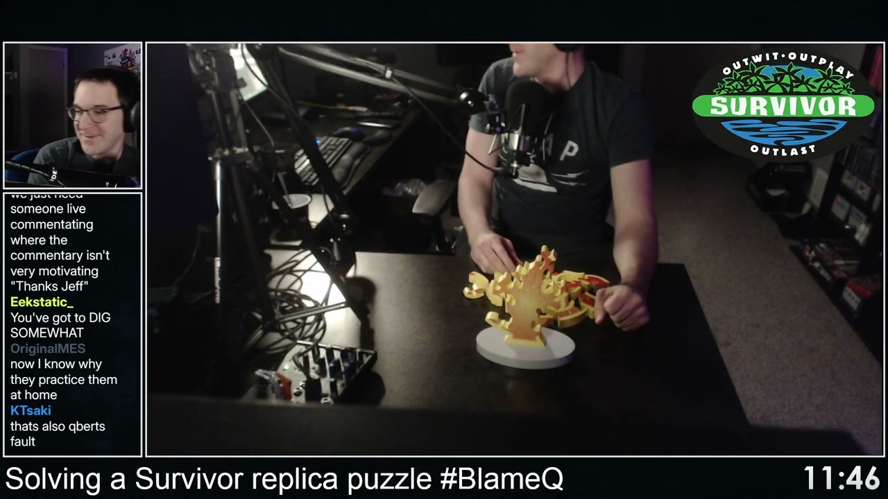 Solving a Survivor replica puzzle