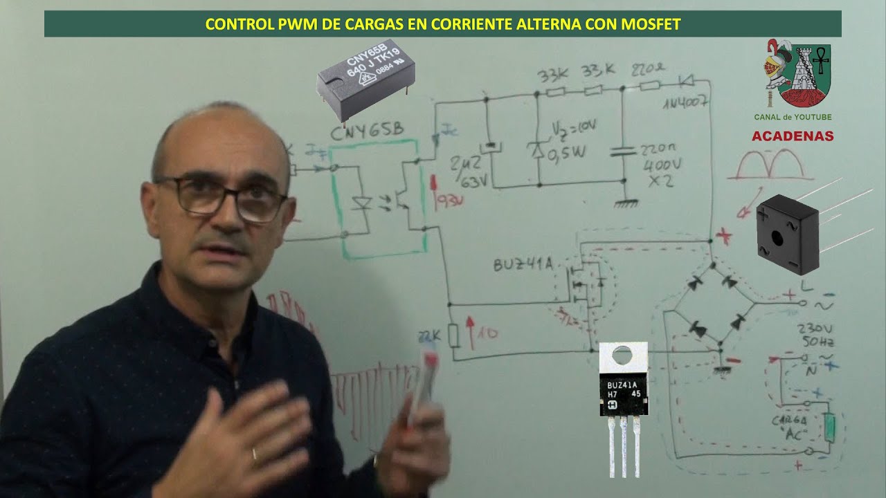 Control PWM para cargas de AC con MOSFET (Clase 52.3)