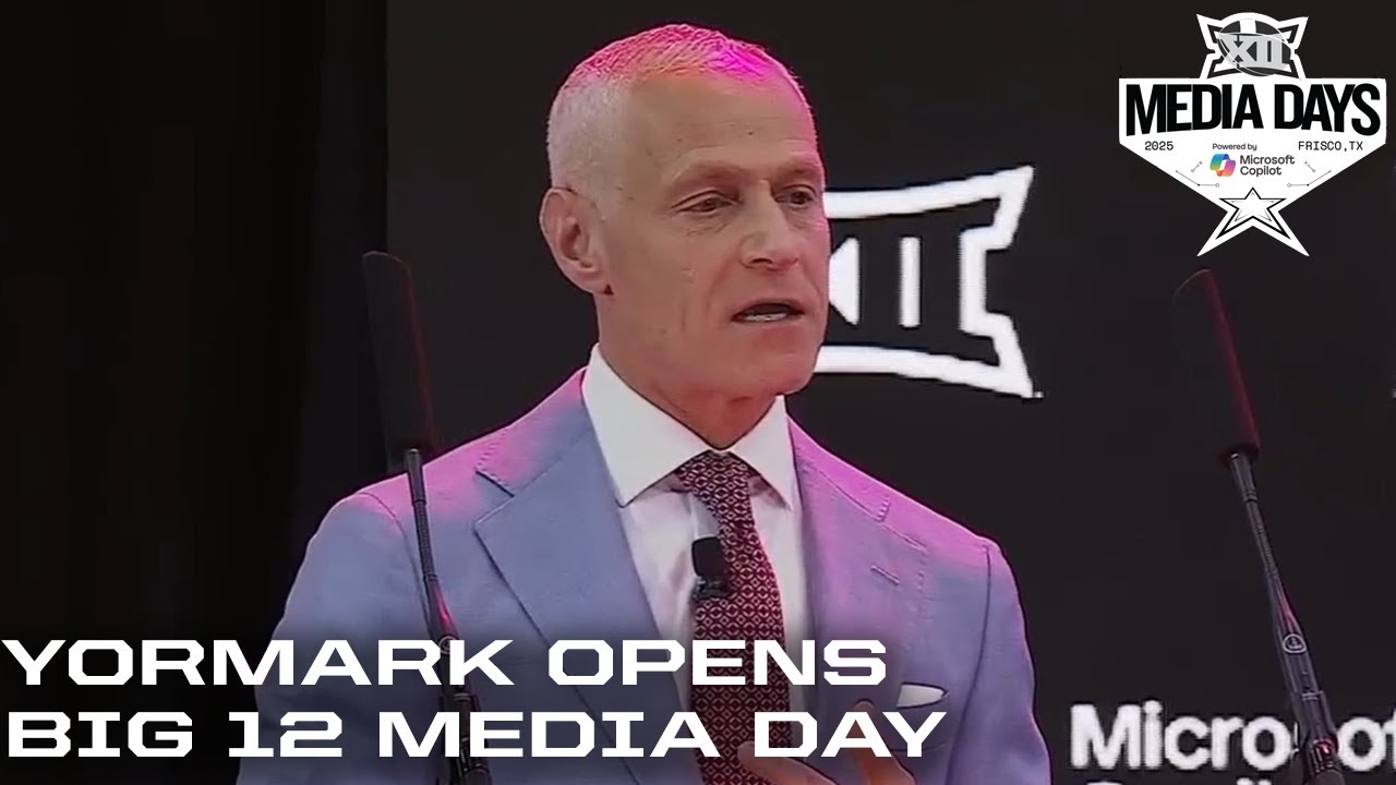 Brett Yormark Press Conference | 2025 Big 12 Football Media Days Powered by Microsoft Copilot