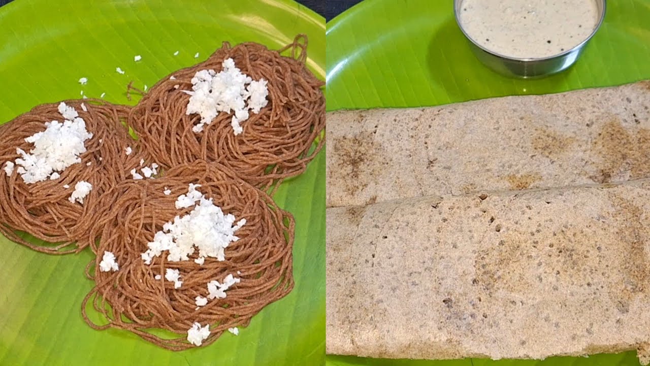 ஆரோக்கியமான சிகப்பரிசியில் 2 வகையான காலை உணவுகள் || Red Rice Healthy Breakfast Recipe 