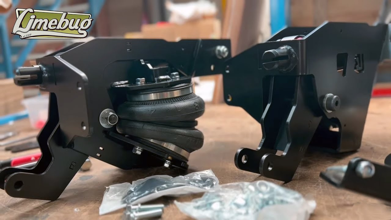 Limebug - VW Beetle / Ghia  Rear Bolt on Air Ride Kit Install Guide The Revolution Cantilever