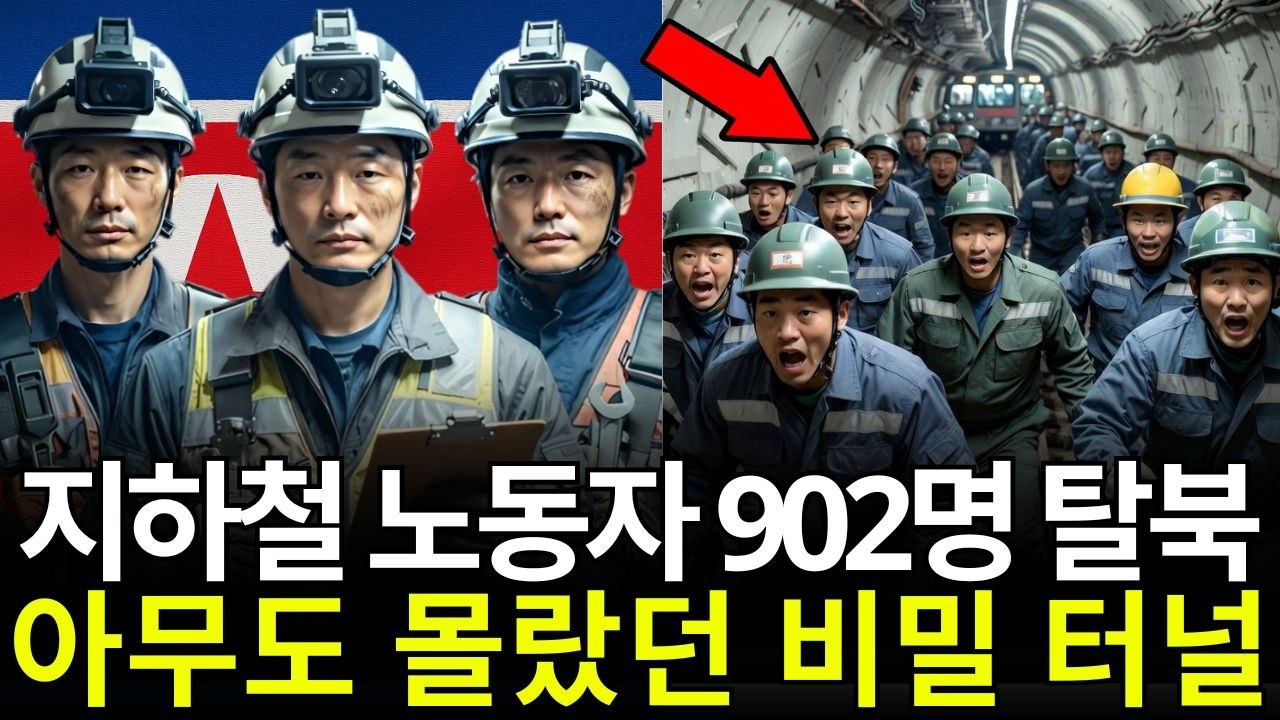 철도 노동자 902명 탈북… 아무도 몰랐던 폐지하철 터널 | 탈북감동사연