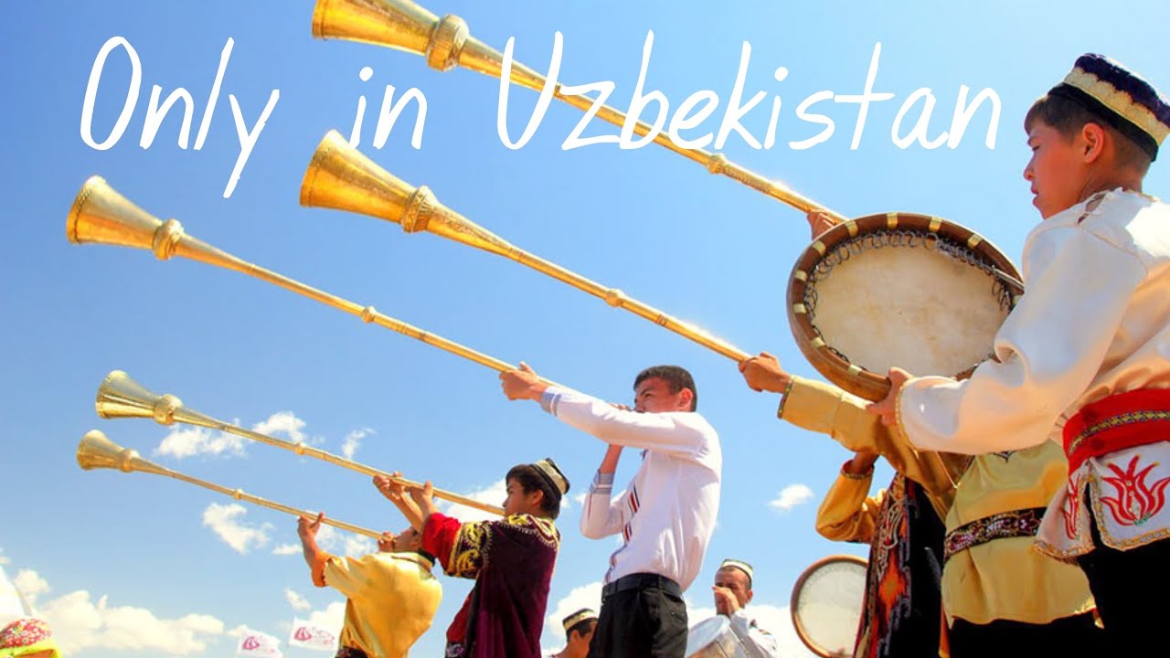 When you see them you can say that it's definitely Uzbekistan... Karnay Surnay on Uzbek Wedding