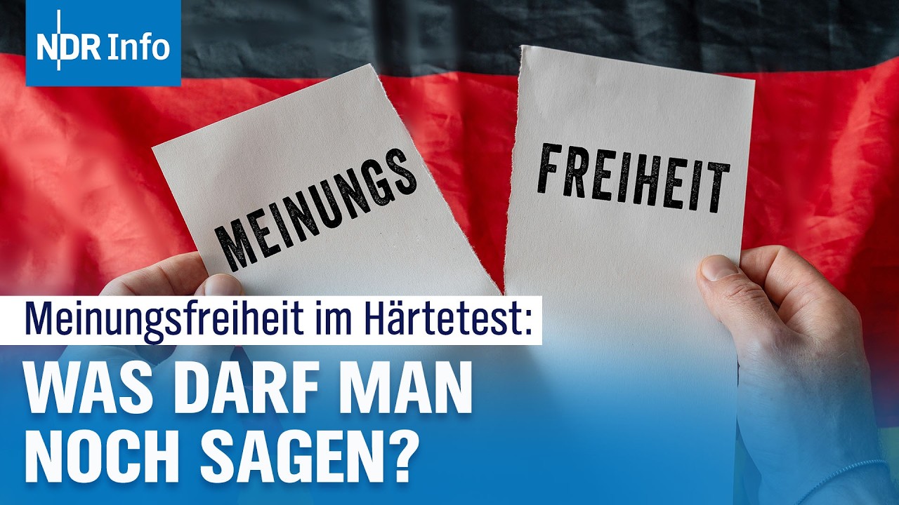 Selbstzensur, Shitstorms, Angst: Wie frei ist unsere Meinung noch? I #NDRfragt I NDR Info