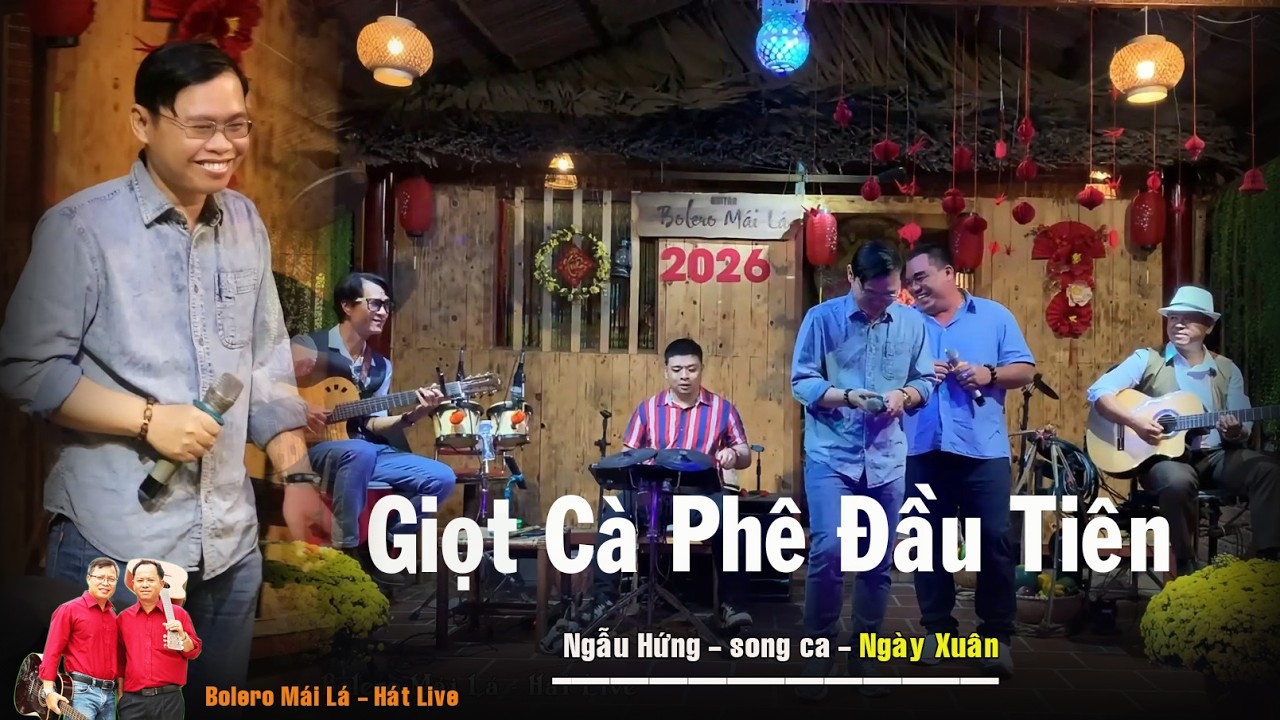Giọt Cà Phê Đầu Tiên | Có gì đó cả 2 cười ? song ca Mái Lá Bolero Nguyên Khang - Hứa Liêm