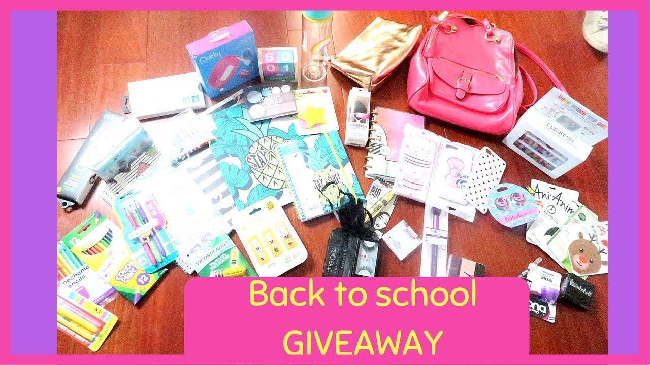 Back To School Giveaway 2018 | Orly C