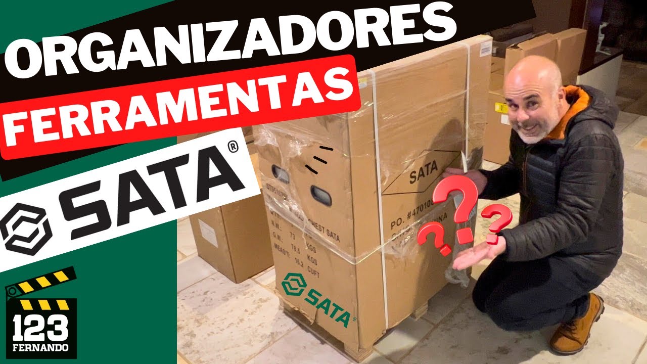 CARRINHO DE FERRAMENTAS SATA-ST15667SC MUITO ROBUSTO, PESA 73 KGS VAZIO!