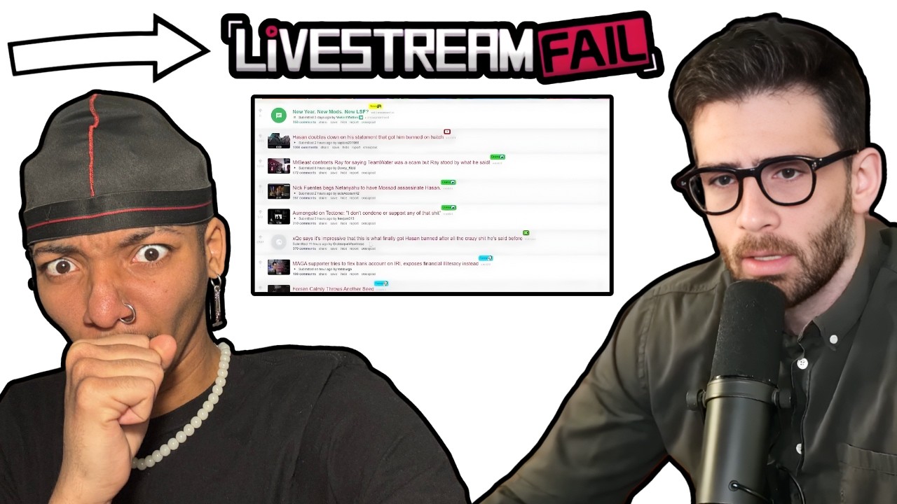 HASAN IS CRASHING OUT ON LSF CAUSE OF HIS BAN?!?