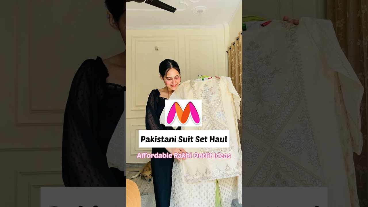 MYNTRA Affordable Pakistani Suit Set Haul #myntra #myntrahaul #shortsviral #shorts #foryou #yt#viral