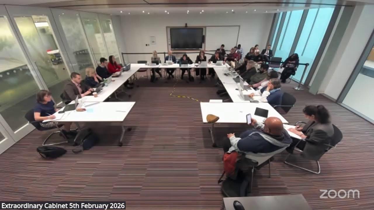 Extraordinary Cabinet, 9.30am, Thursday 5th February 2026