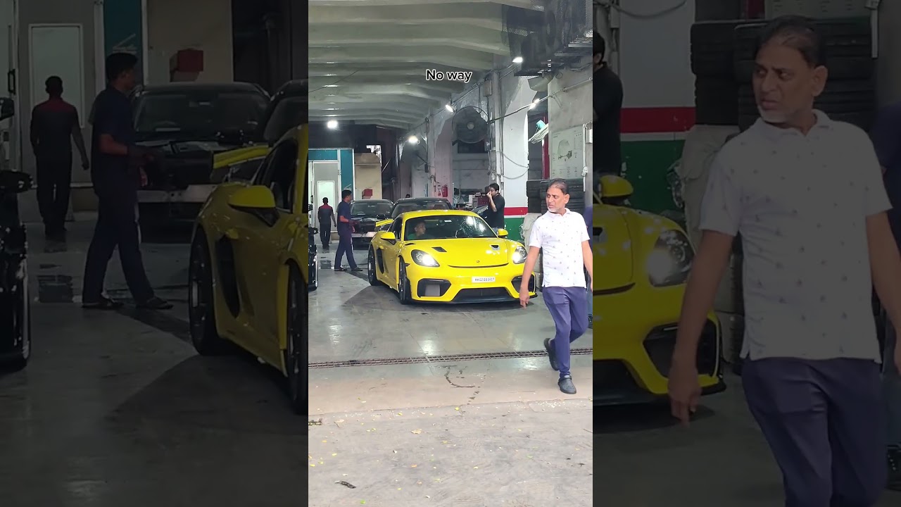 Normal garage in mumbai #mumbai #automobile #porsche #bmw #garage