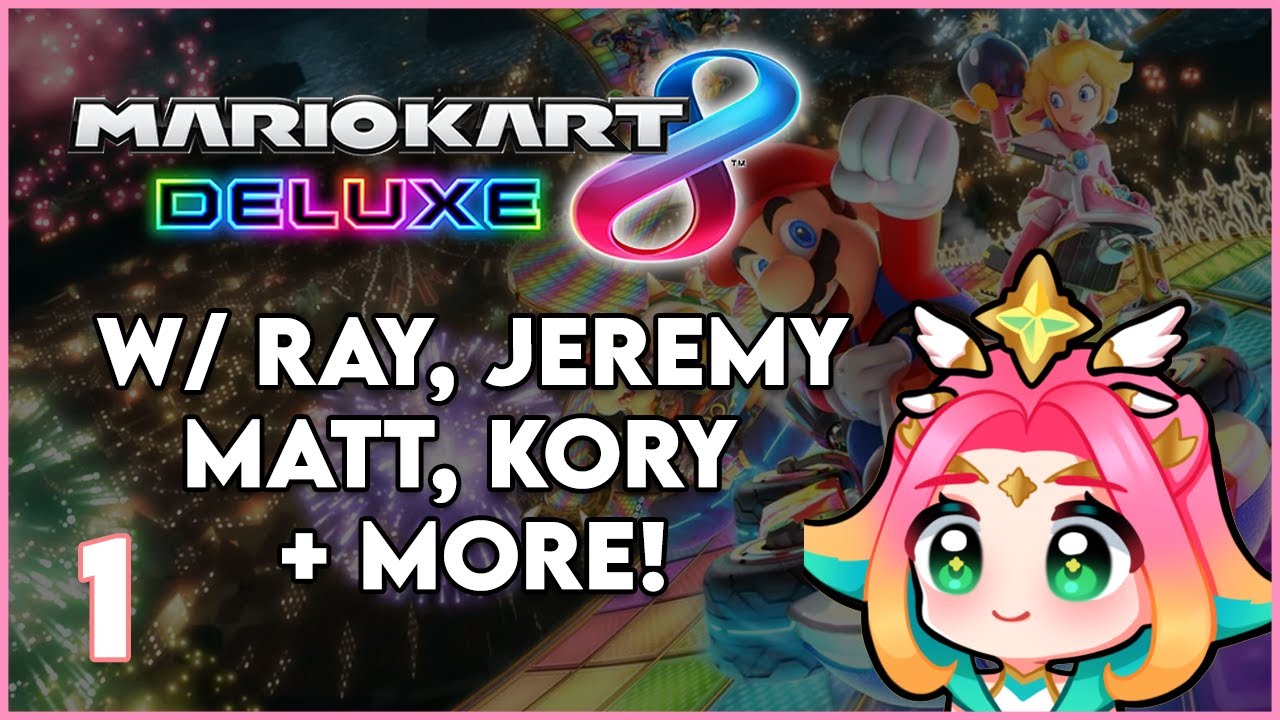 mario kart 8 w/ ray narvaez jr. , jeremy dooley, axialmatt, flackblag | part 1