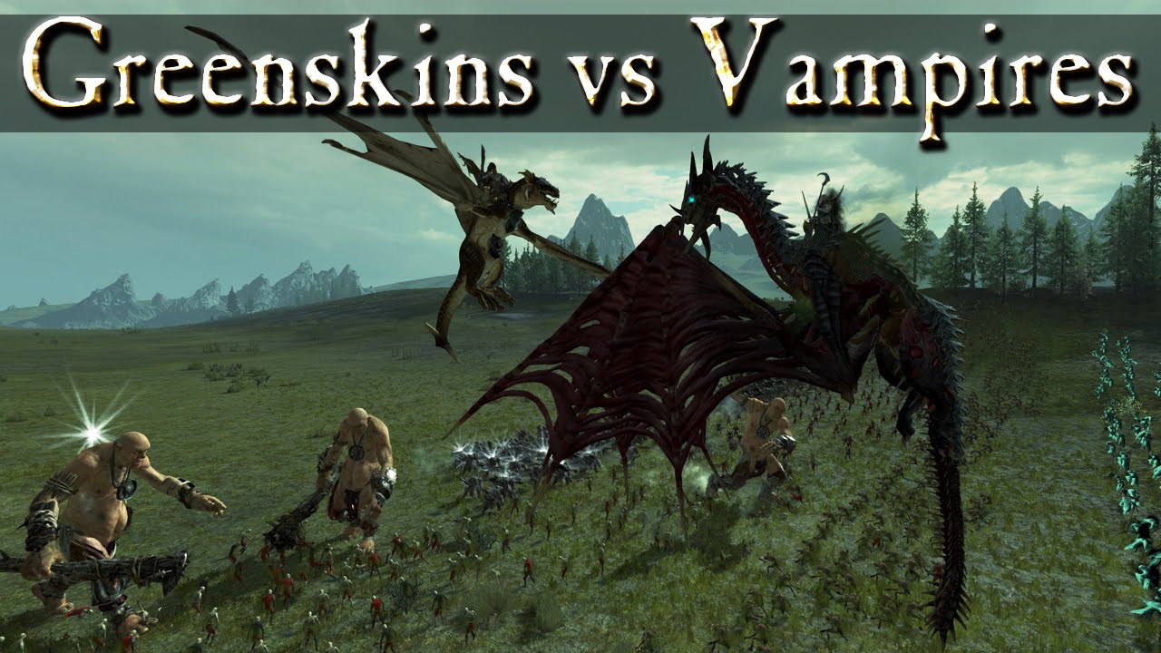 ESL Finals G1 - Duck vs Nhest - Greenskins vs Vampire Counts - Total War Warhammer Battle